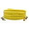 Interstate Pneumatics 1/4in 50 ft Yellow Hybrid Polymer Hose With 1/4in Brass Industrial 6-Ball Coupler & Steel Plug HH14-050H44BS - alternate 2